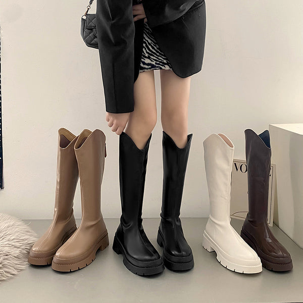 vintage long boots  KF83095