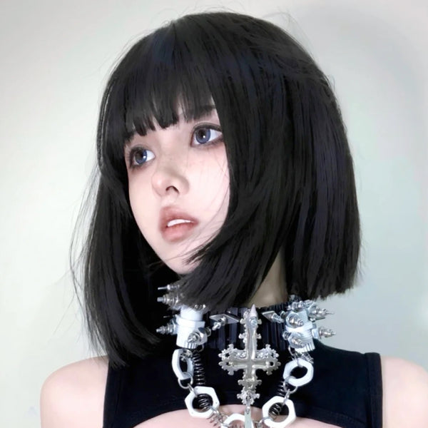 BLACK BOB WIG  KF83509