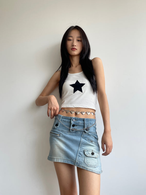 vintage love waist chain KF82897