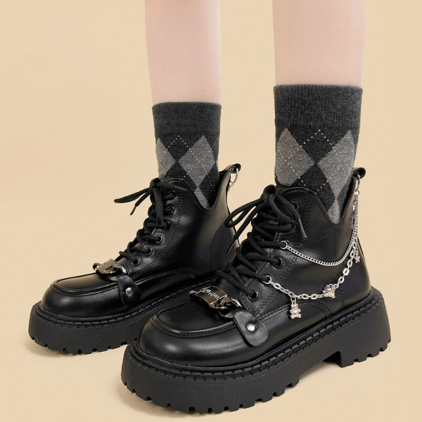 ULZZANG ankle boots   KF83210