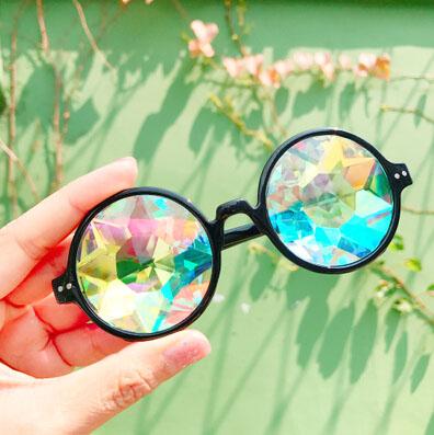 FREE Shipping Vintage Kaleidoscope Illusion Sunglasses  KF2090