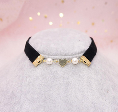 Velvet Pearl Choker KF2022