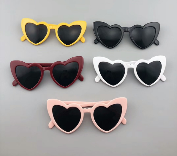 Free Shipping Heart Cat Eyes Sunglasses KF2058