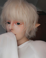 WHITE GOLD SHORT WIG  KF2820