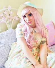 Harajuku long roll wig KF9267