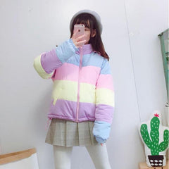 "MACARON" Thick  JACKET  KF24038