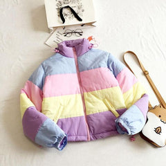 "MACARON" Thick  JACKET  KF24038