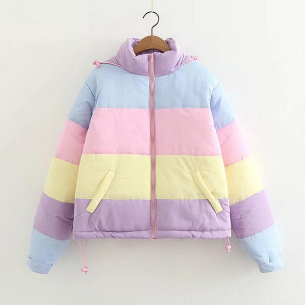 "MACARON" Thick  JACKET  KF24038