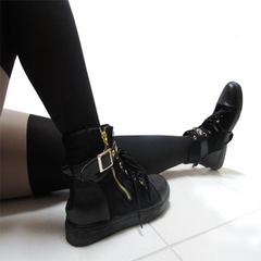 Studded Buckle Sneakers KF30009