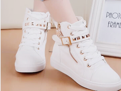Studded Buckle Sneakers KF30009