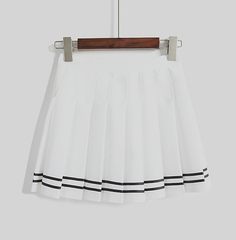Striped Pleated Skirt KF2014