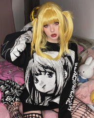 Dark Anime Sweater KF82010